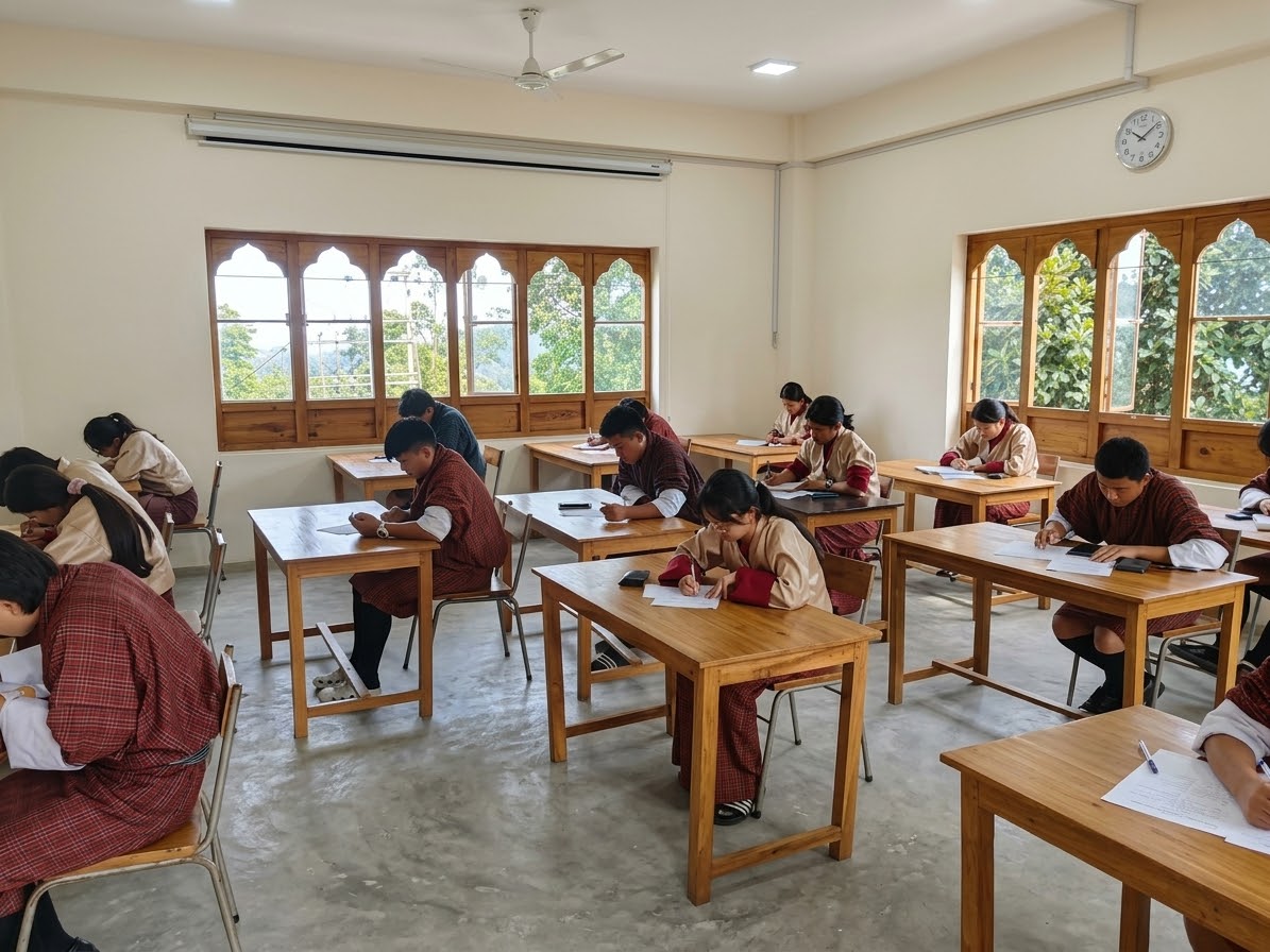 Students learning in a science laboratory